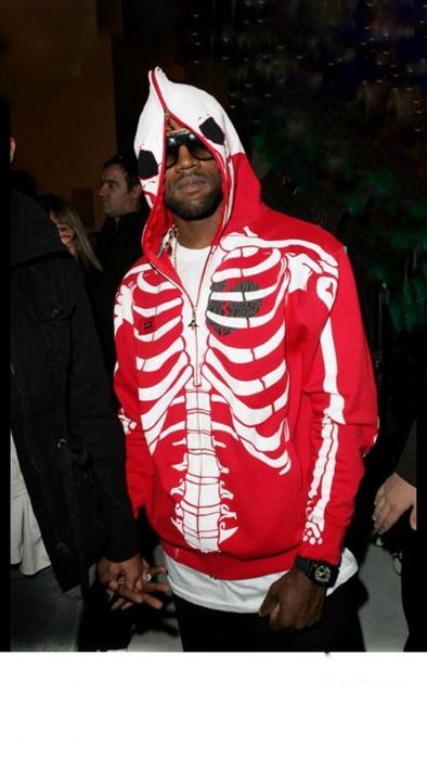 Kanye west 2025 skeleton hoodie