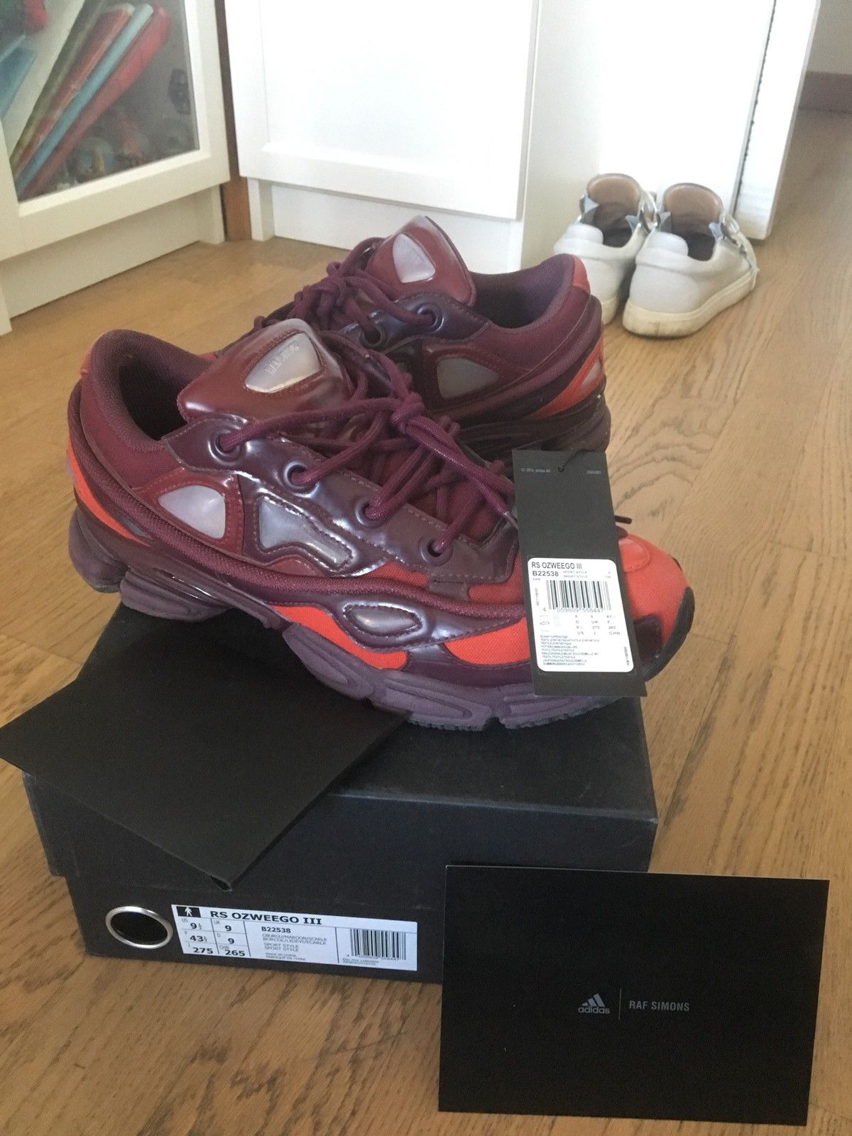 raf simons ozweego burgundy