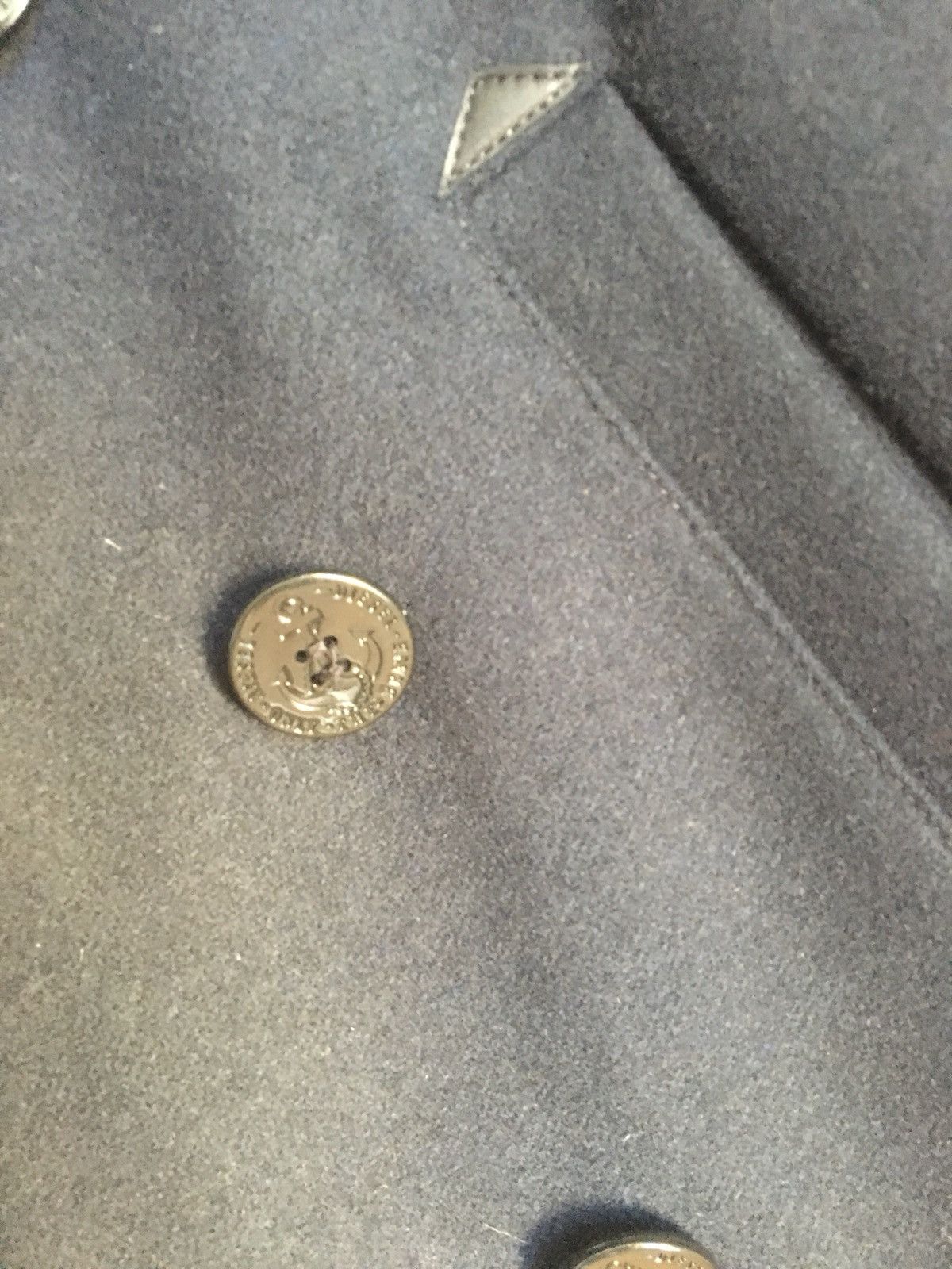 Diesel Diesel Navy Wool Coat with double-breasted, size S, new Size US S / EU 44-46 / 1 - 2 Thumbnail