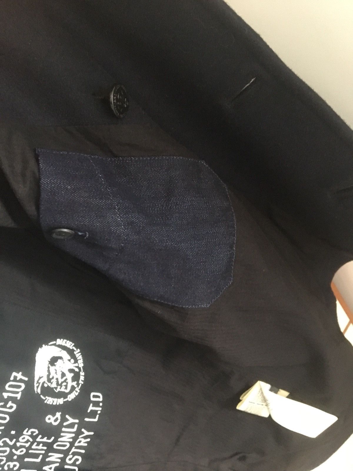 Diesel Diesel Navy Wool Coat with double-breasted, size S, new Size US S / EU 44-46 / 1 - 4 Thumbnail