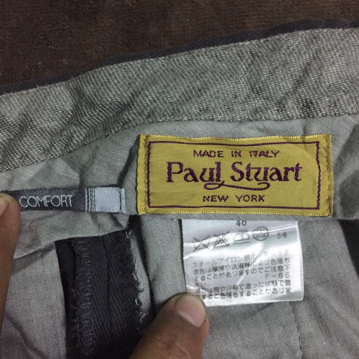 Paul Stuart Paul Stuart Pant MADE IN ITALY Comfort Style Size US 32 / EU 48 - 9 Thumbnail