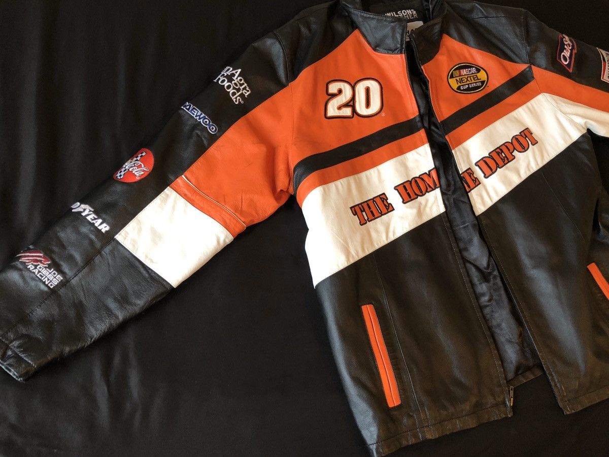 Chase Authentics Wilsons Leather x Chase Tony Stewarts Home Depot Jacket Size US L / EU 52-54 / 3 - 4 Thumbnail