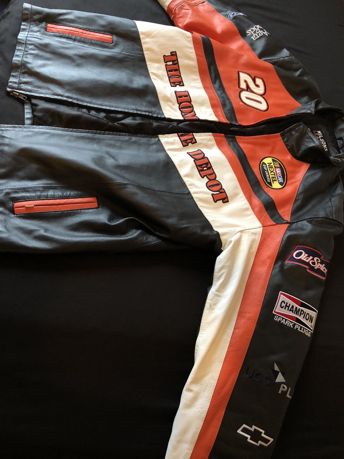 Chase Authentics Wilsons Leather x Chase Tony Stewarts Home Depot Jacket Size US L / EU 52-54 / 3 - 5 Thumbnail