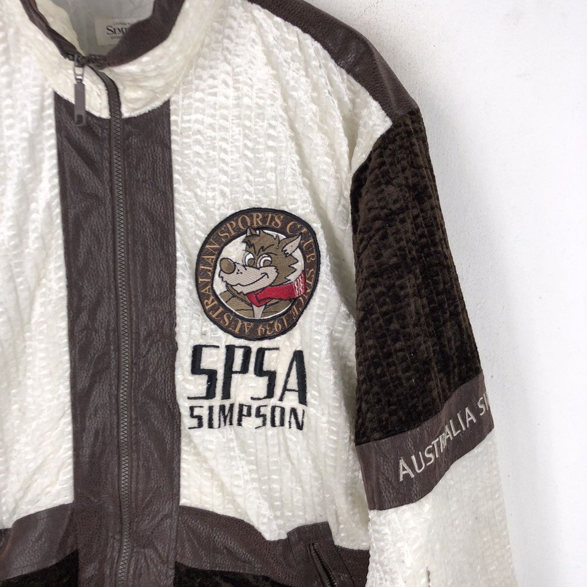 Japanese Brand RARE SIMPSON VELVET EMBROIDERY JACKET NICE DESIGN Size US M / EU 48-50 / 2 - 3 Thumbnail