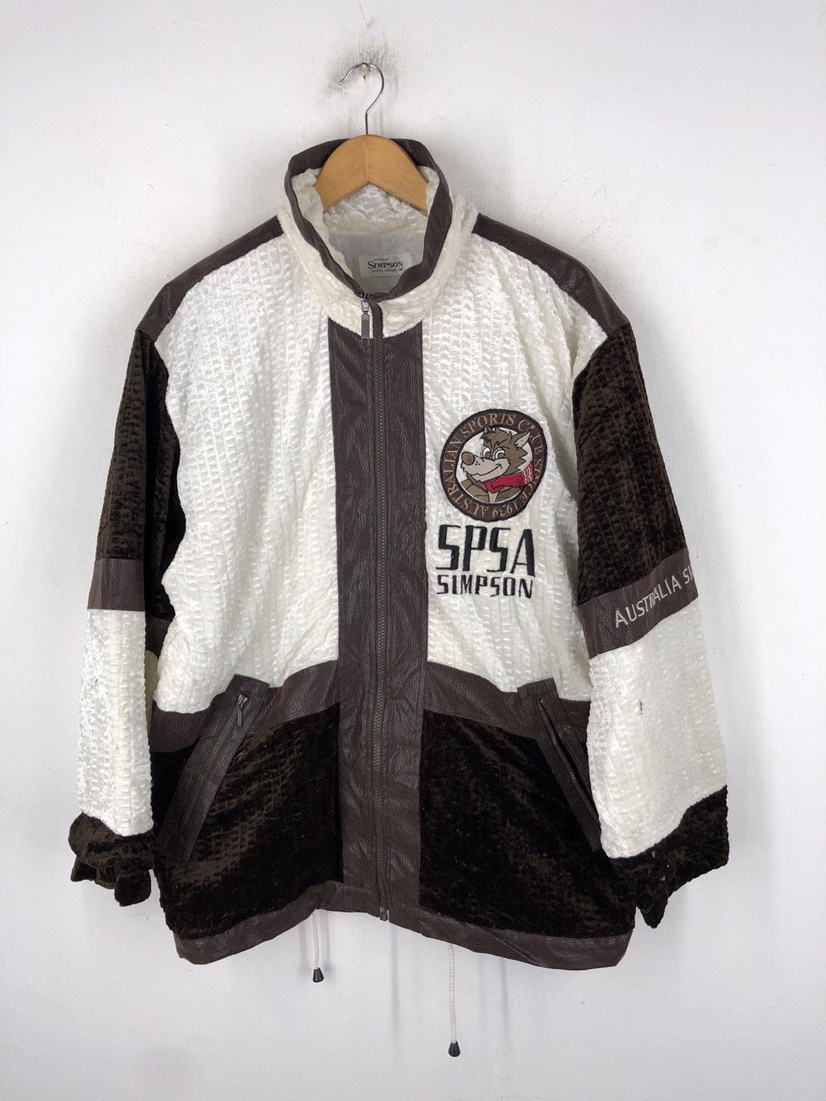 Japanese Brand RARE SIMPSON VELVET EMBROIDERY JACKET NICE DESIGN Size US M / EU 48-50 / 2 - 1 Thumbnail