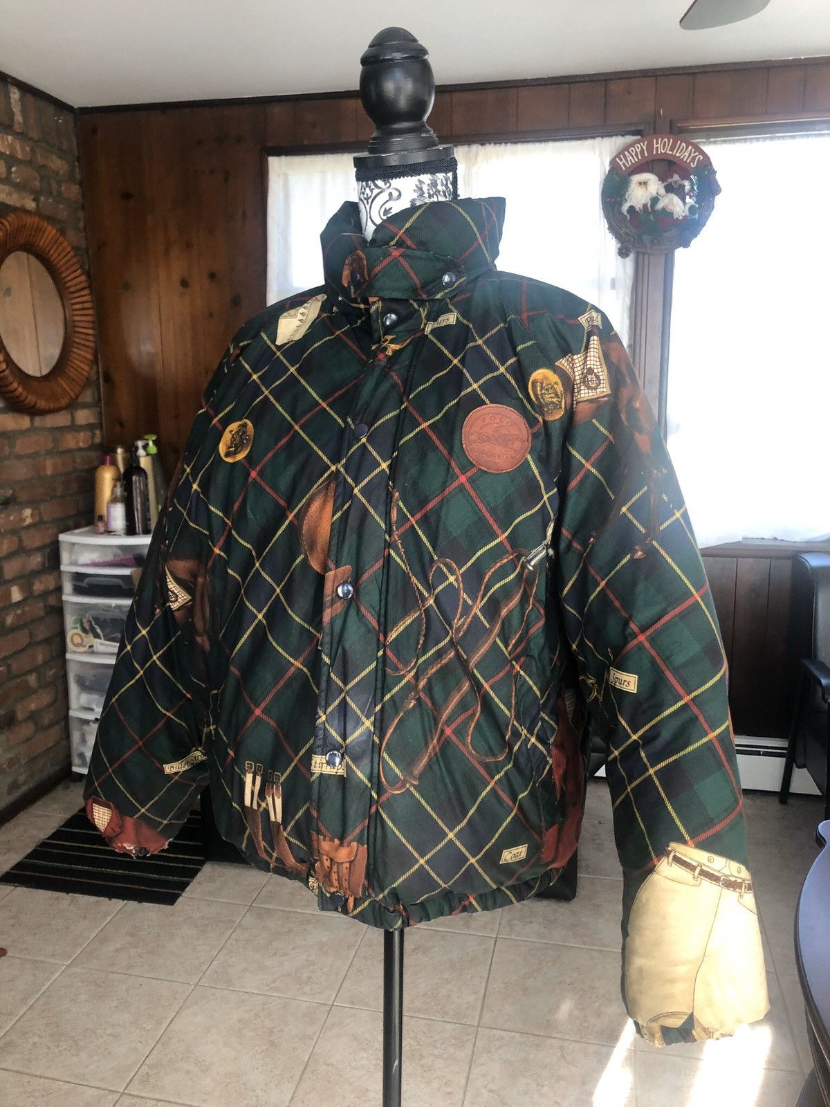 Vintage Ralph Lauren Down Puffer Coat popular