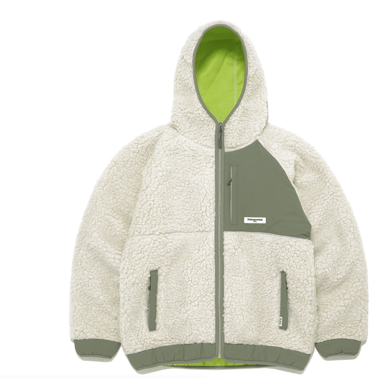 thisisneverthat thisisneverthat Hooded Boa Fleece Sherpa Jacket New Large Size US L / EU 52-54 / 3 - 6 Thumbnail