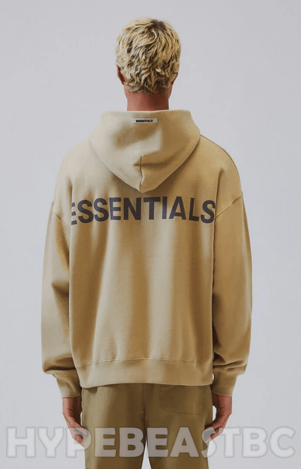 Fear of God FOG Essentials Pullover Hoodie Twill Size M Oversized  