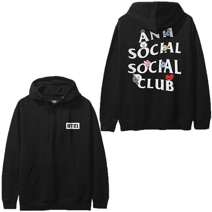 Bt21 anti social hot sale club hoodie