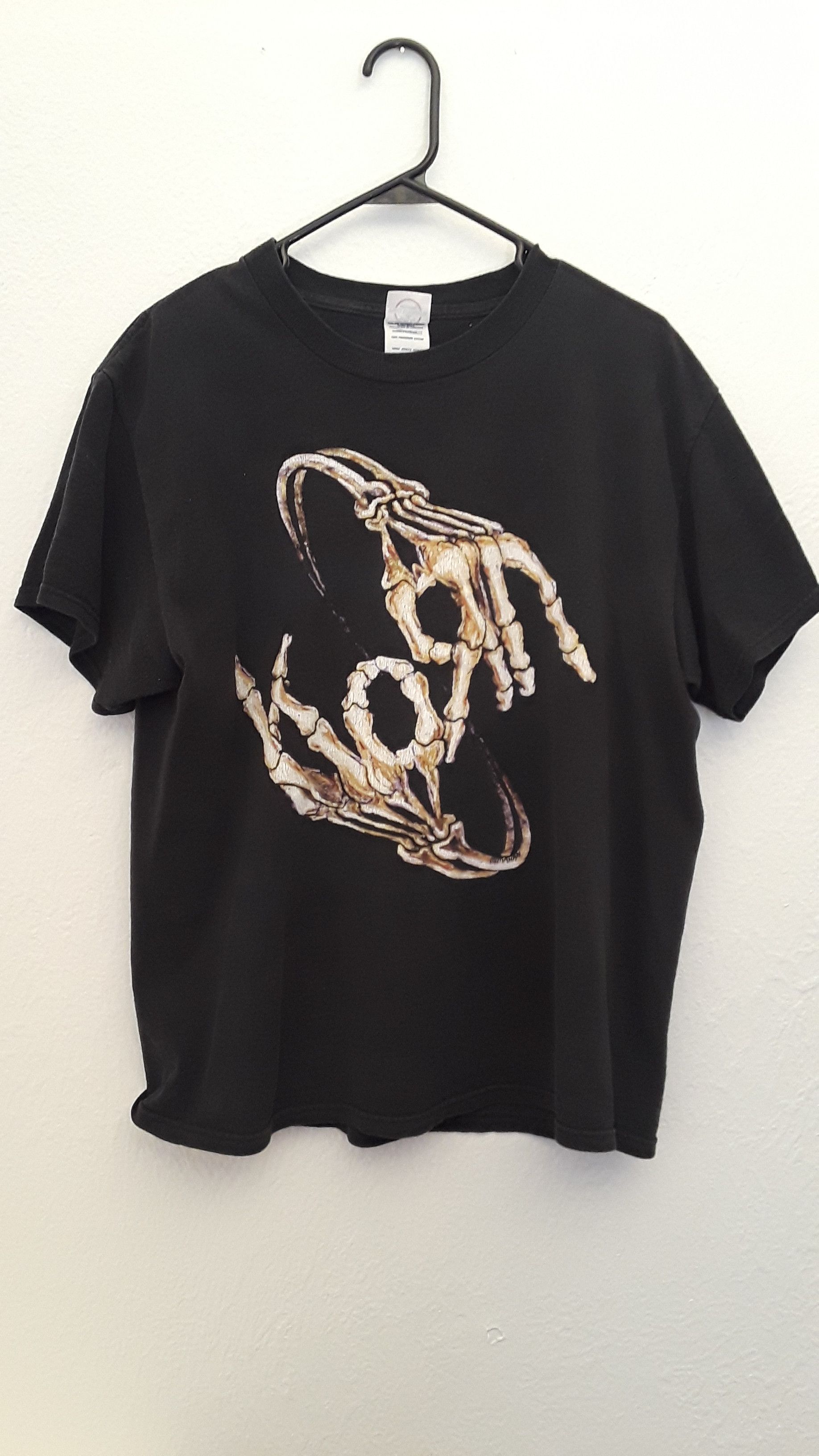 00s KORN TOUR BONE HAND SIGN Tシャツ XL