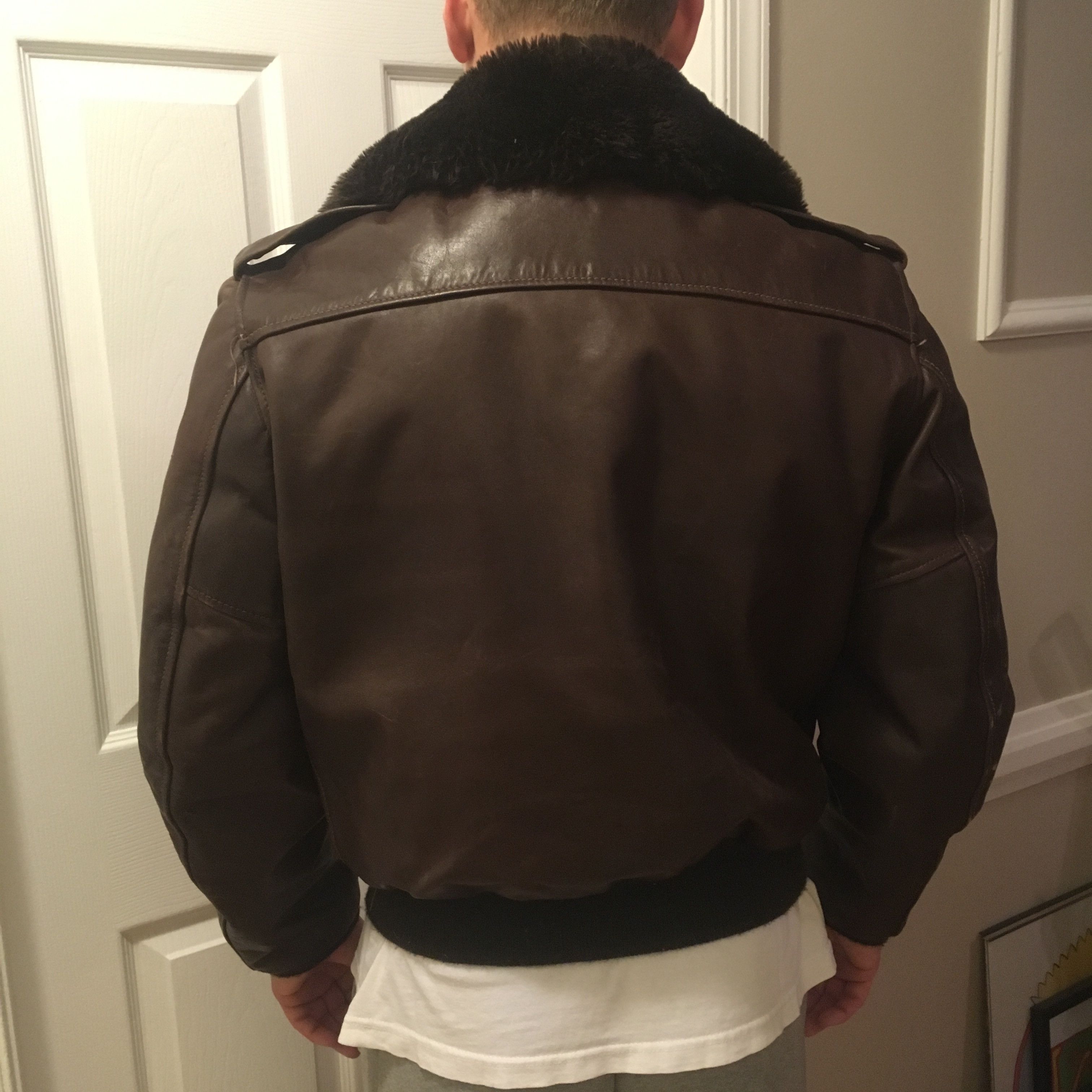 Schott Vintage Schott Leather Flight Jacket | Grailed