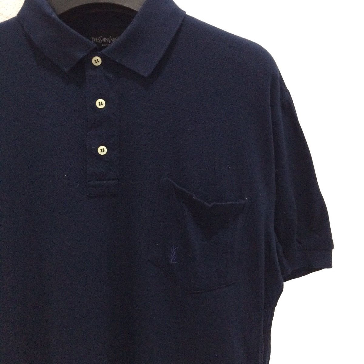 Yves Saint Laurent Vintage YvesSaintLaurent Polo Shirt Size US M / EU 48-50 / 2 - 2 Thumbnail