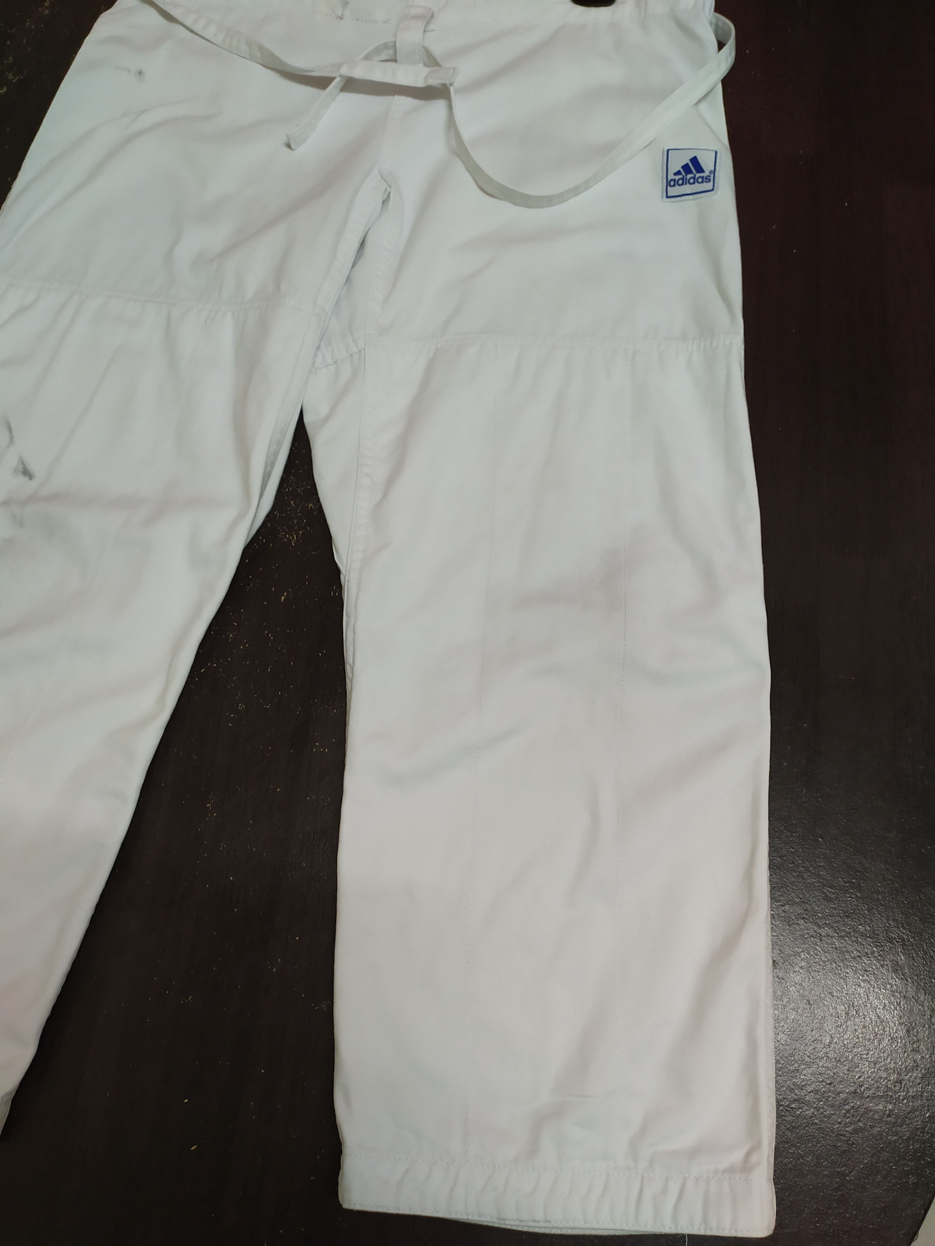 Adidas Adidas Cropped drawstring White pants Size US 32 / EU 48 - 4 Thumbnail