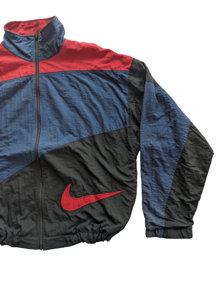 Vintage 90s Nike windbreaker multicolor embroidery logo