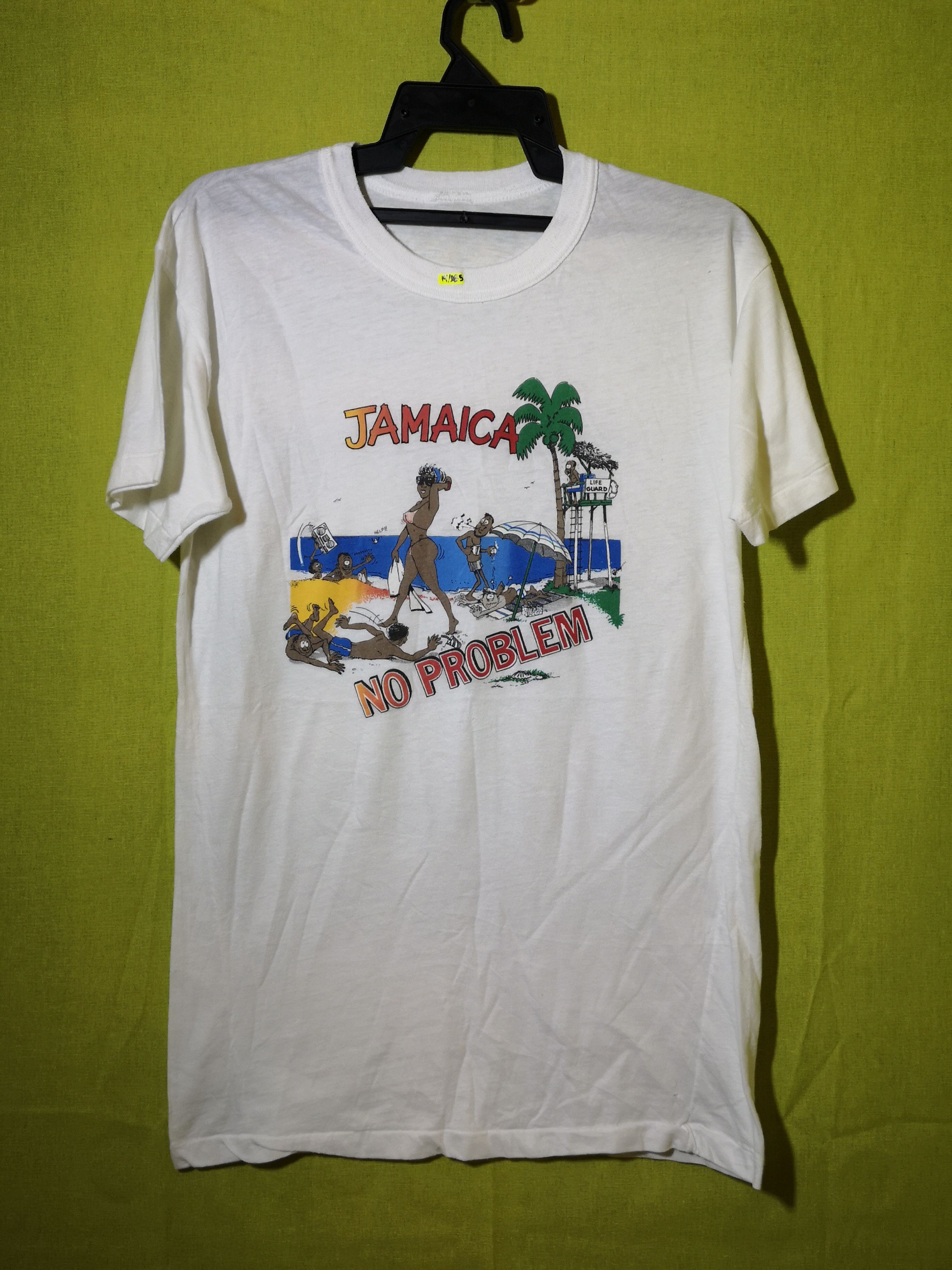 Other Vintage JAMAICA NO PROBLEM ! FUN BEACH CARTOON Tees Size US M / EU 48-50 / 2 - 2 Thumbnail
