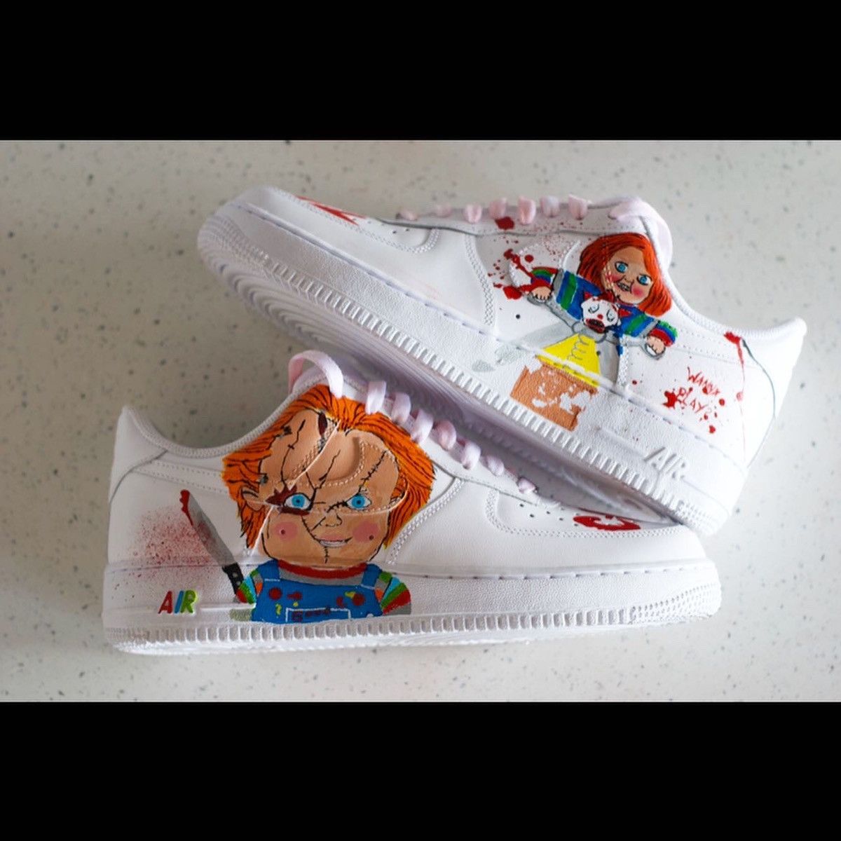 custom air force 1 chucky