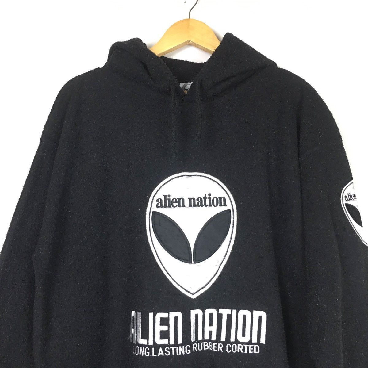 Alien Workshop × Vintage Vtg Alien Nation Pullover Fleece Sweater Hoodie Size US L / EU 52-54 / 3 - 2 Thumbnail