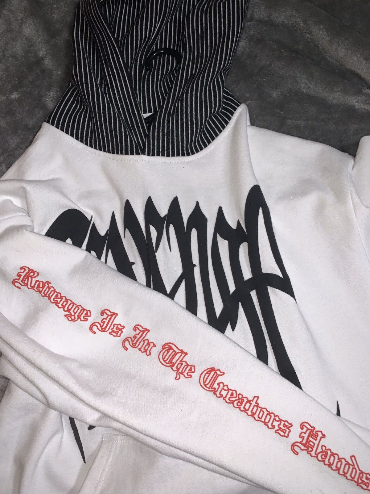 Revenge REVENGE “PINSTRIPE” HOODIE Size US XL / EU 56 / 4 - 7 Thumbnail