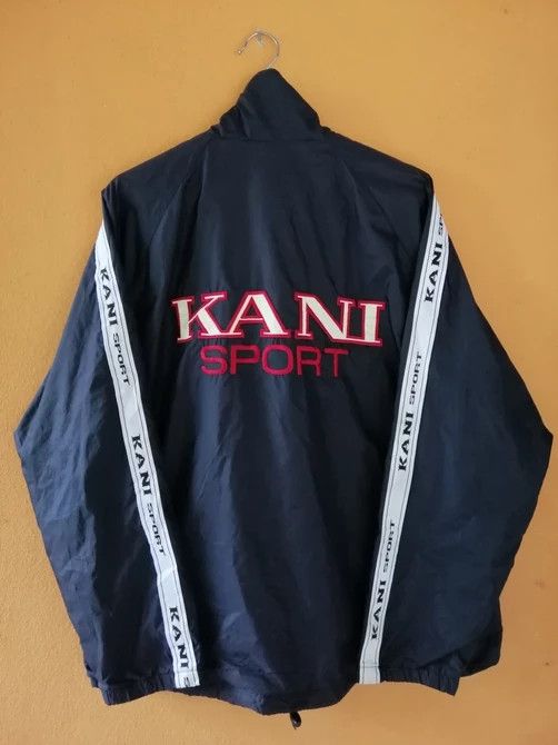 Karl Kani Vintage 90s Kani Sport Embroidery Logo Side Tape Size US XL / EU 56 / 4 - 1 Thumbnail