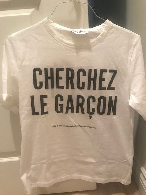 Études CHERCHEZ LE GARÇON Tシャツ ブラック