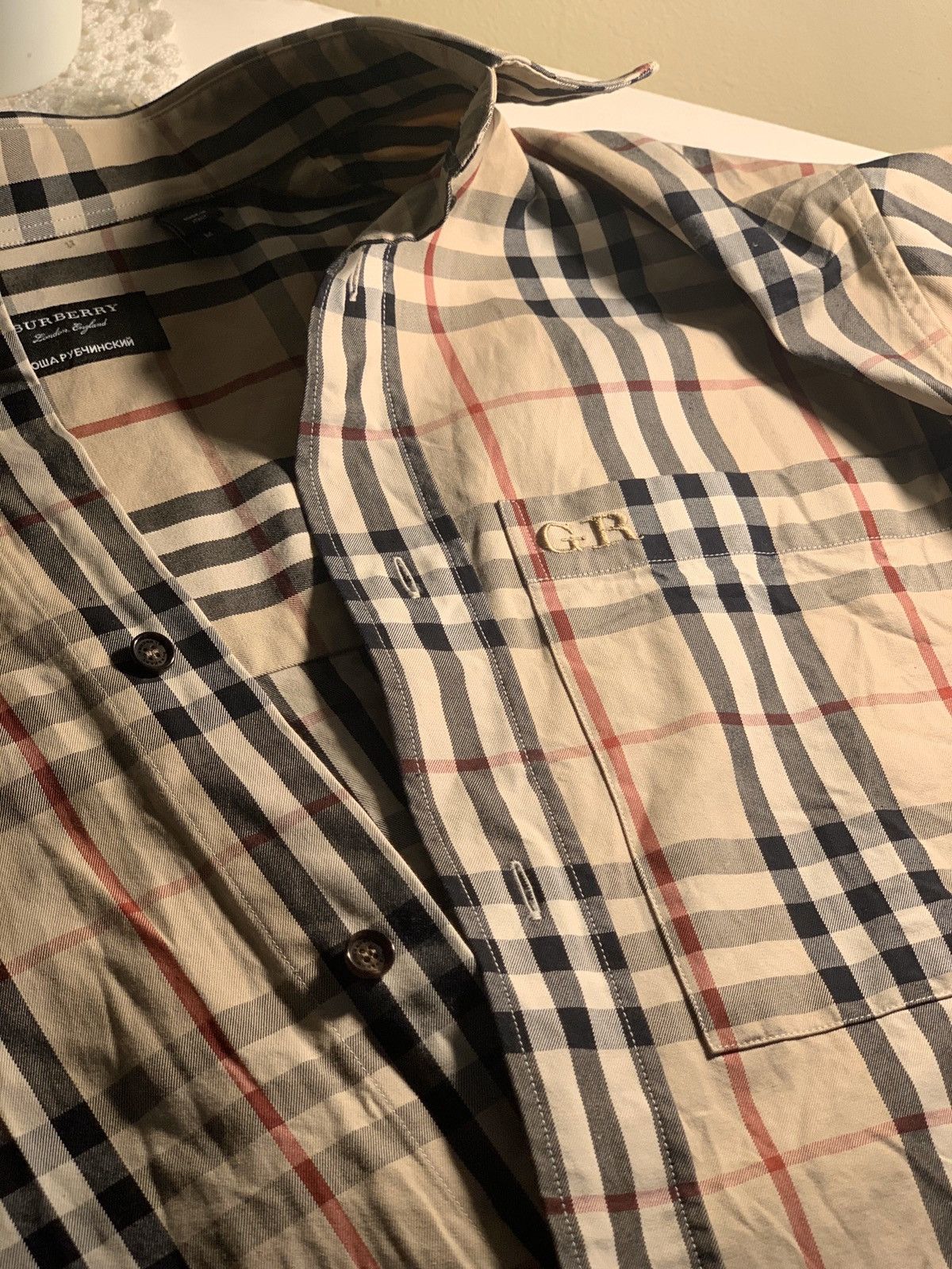 Burberry x gosha shirt on sale