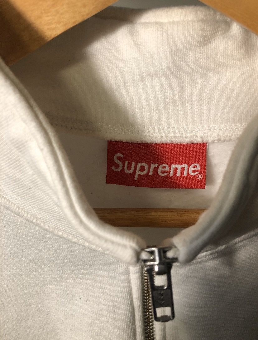 Supreme Leopard Panel Half Zip Sweatshirt (FW18) - $158