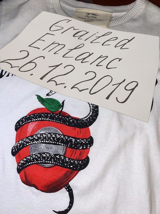 Undercover Off White x Undercover Apple T Shirt Grailed