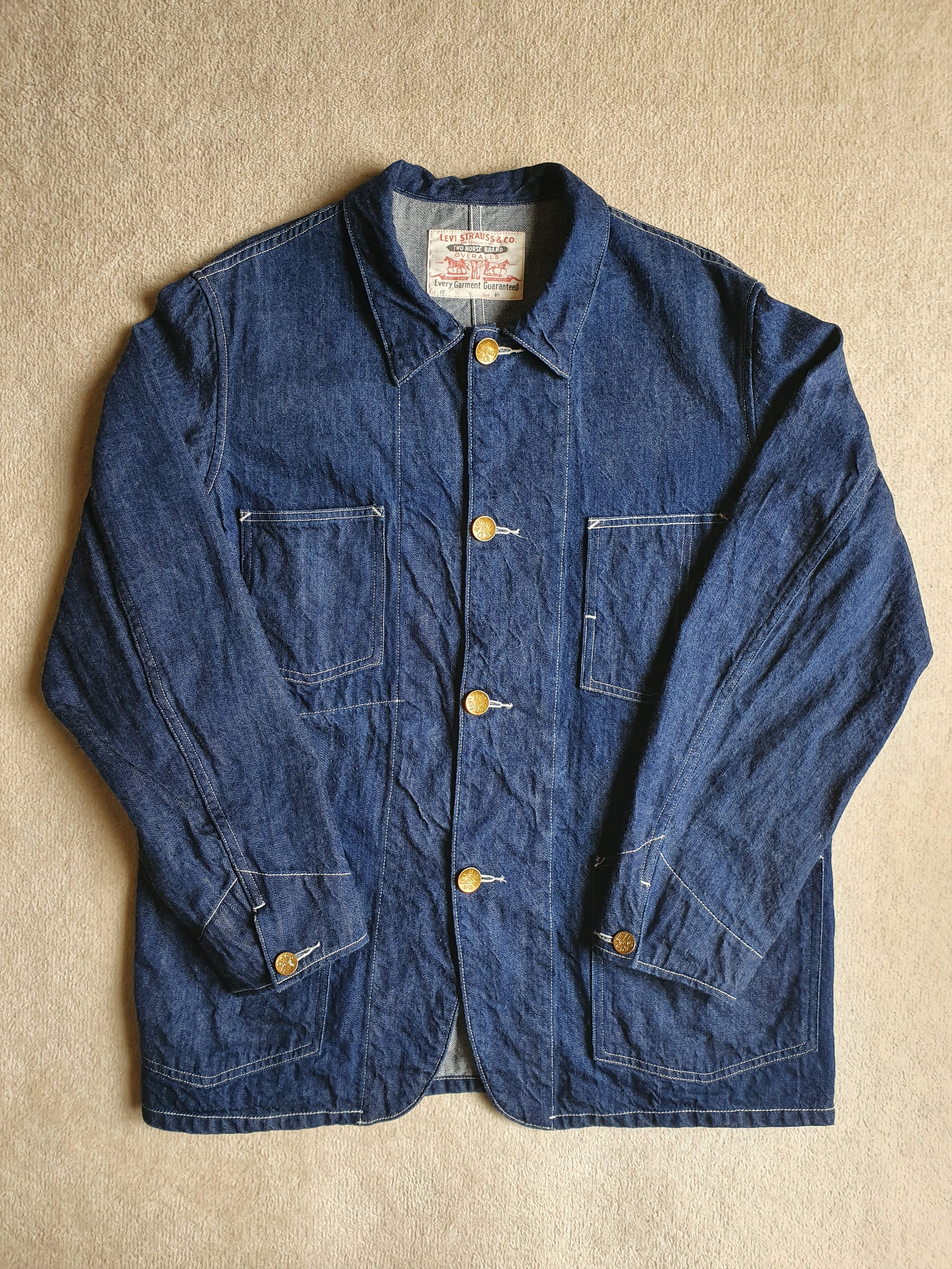 Levi's Vintage Clothing 1915 Sack Coat Rigid (Made in USA) | Grailed