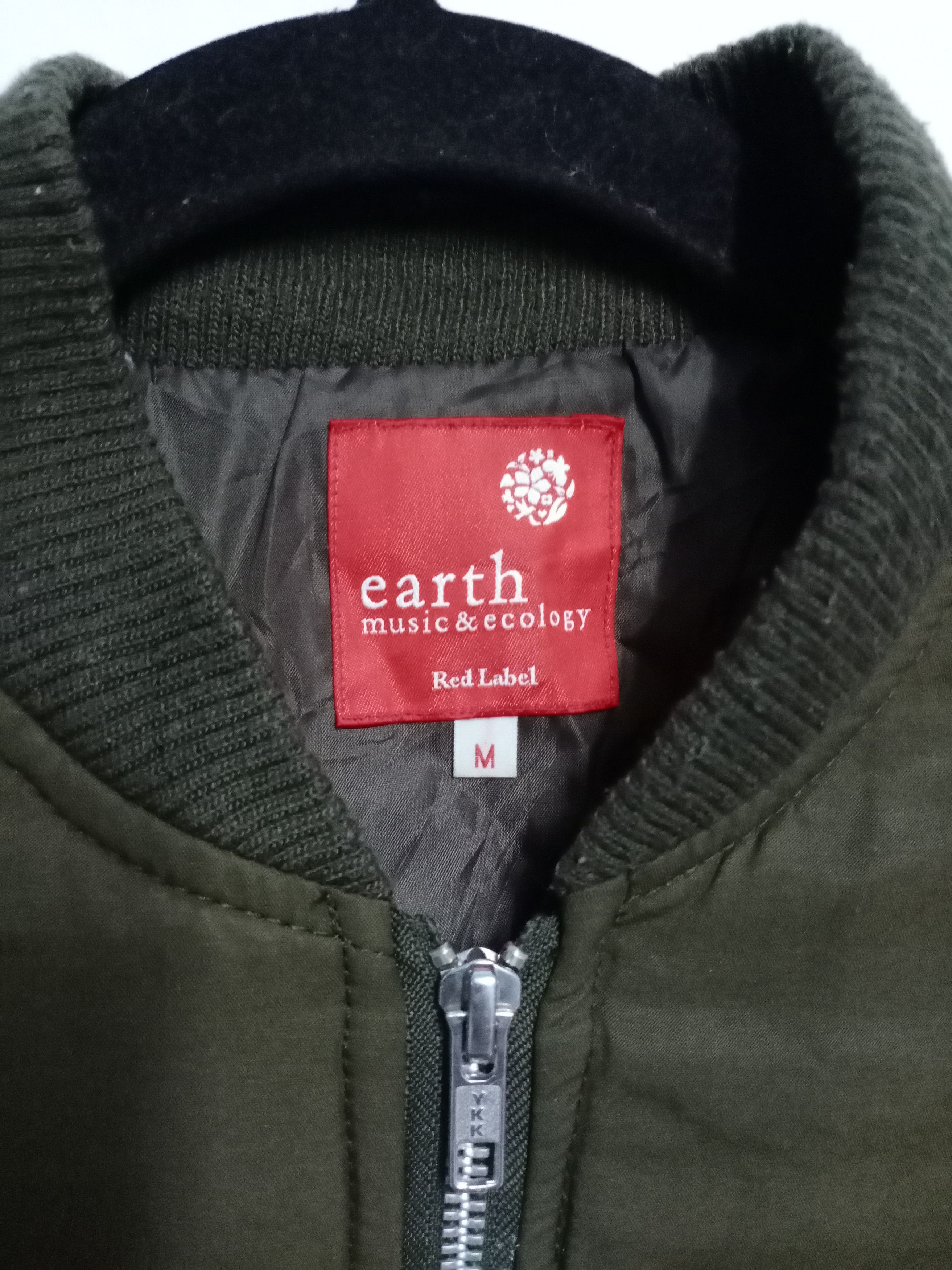 Japanese Brand Bomber Jacket Earth Music and Technology Nice Design Size US M / EU 48-50 / 2 - 8 Thumbnail