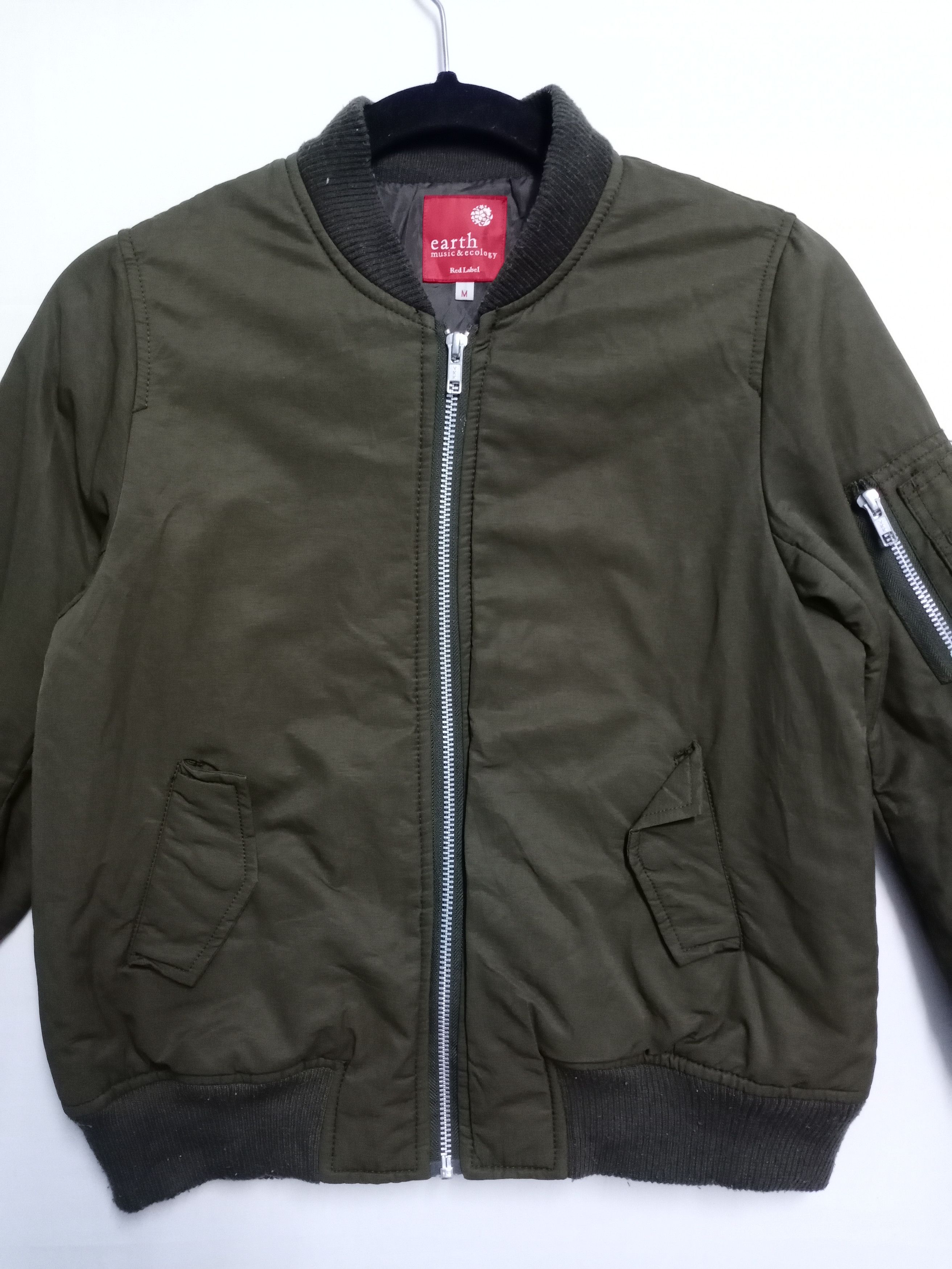 Japanese Brand Bomber Jacket Earth Music and Technology Nice Design Size US M / EU 48-50 / 2 - 10 Thumbnail