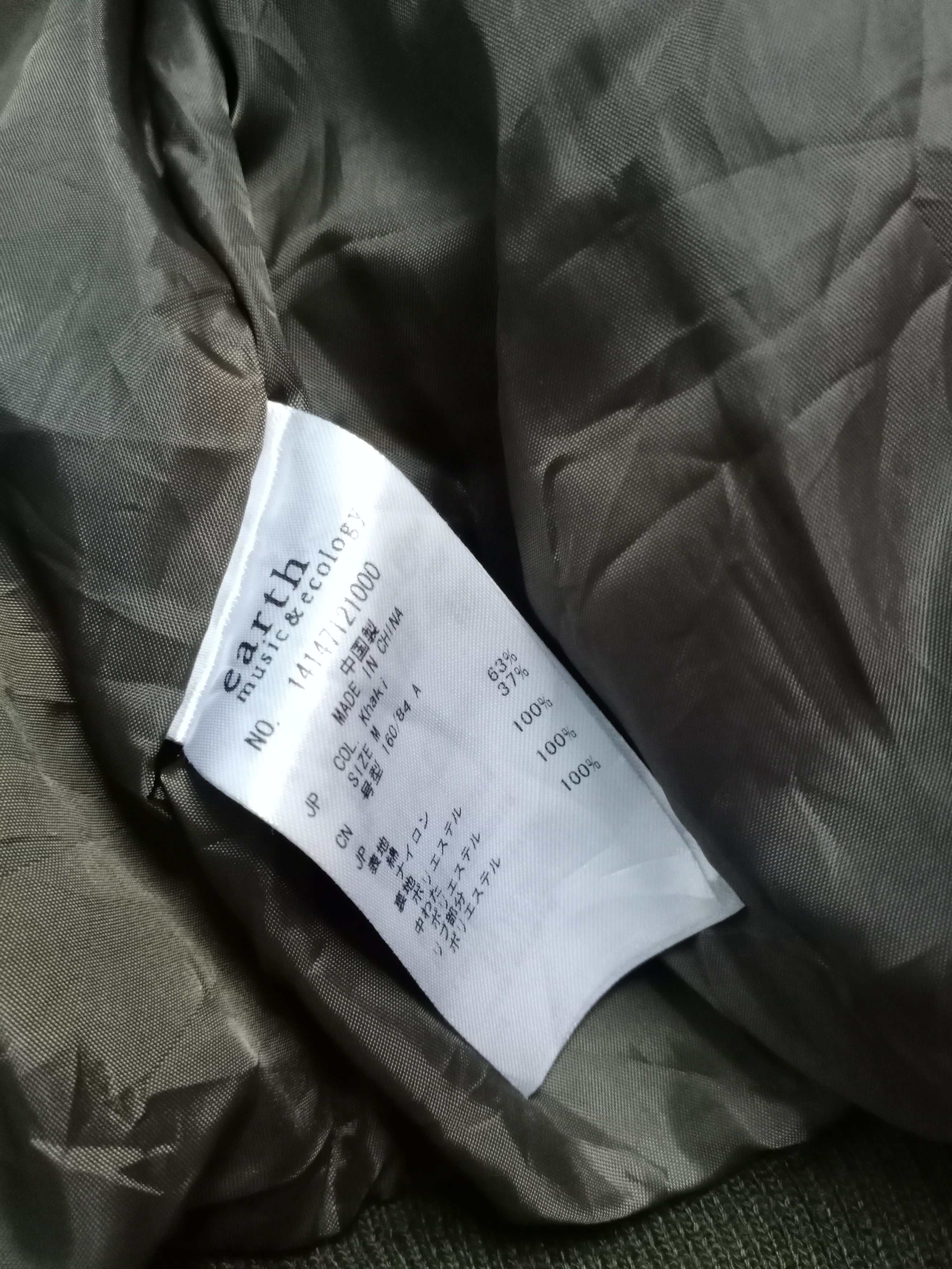 Japanese Brand Bomber Jacket Earth Music and Technology Nice Design Size US M / EU 48-50 / 2 - 3 Thumbnail