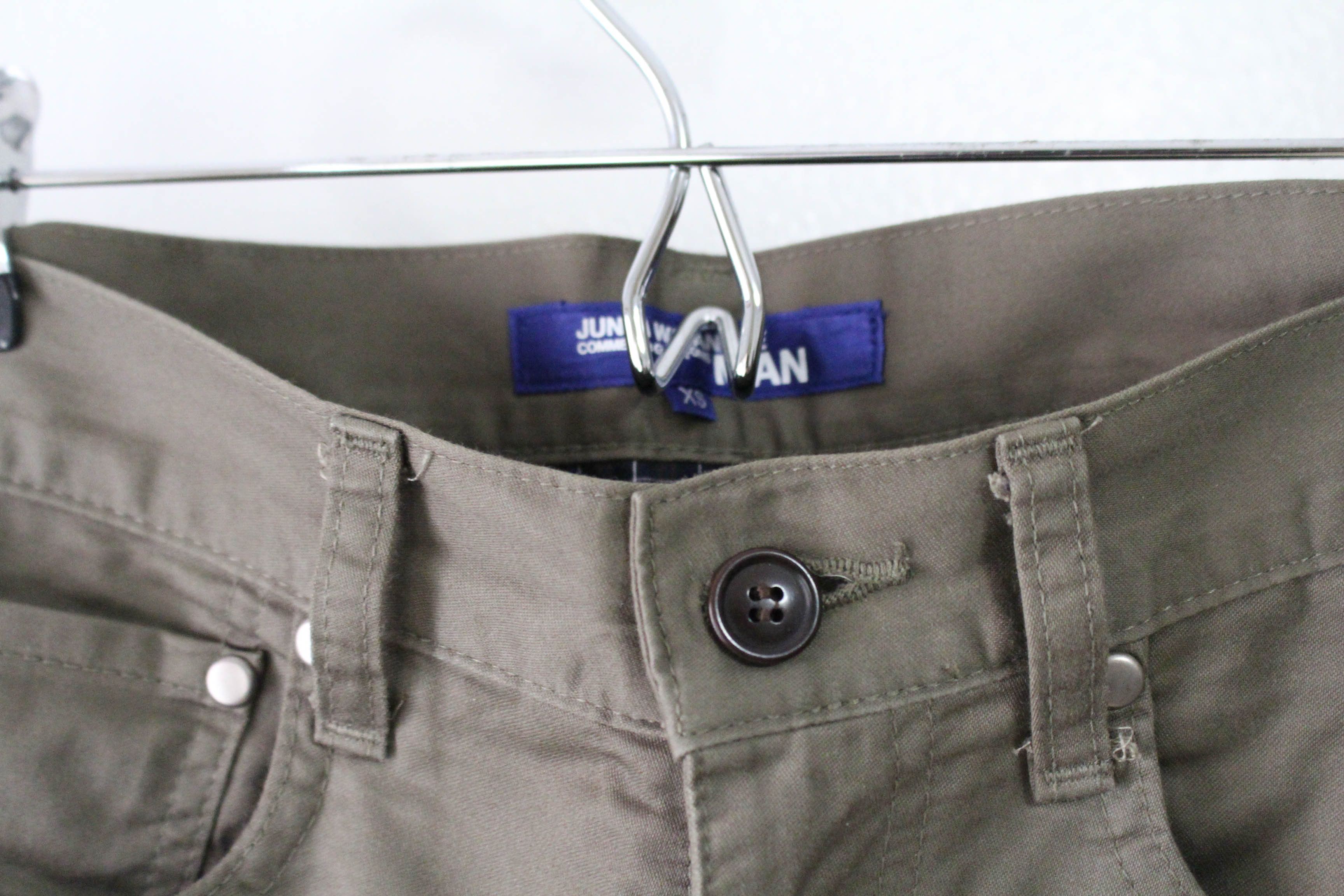 Junya Watanabe OLIVE MILITARY TWILL PANTS Size US 31 - 3 Thumbnail