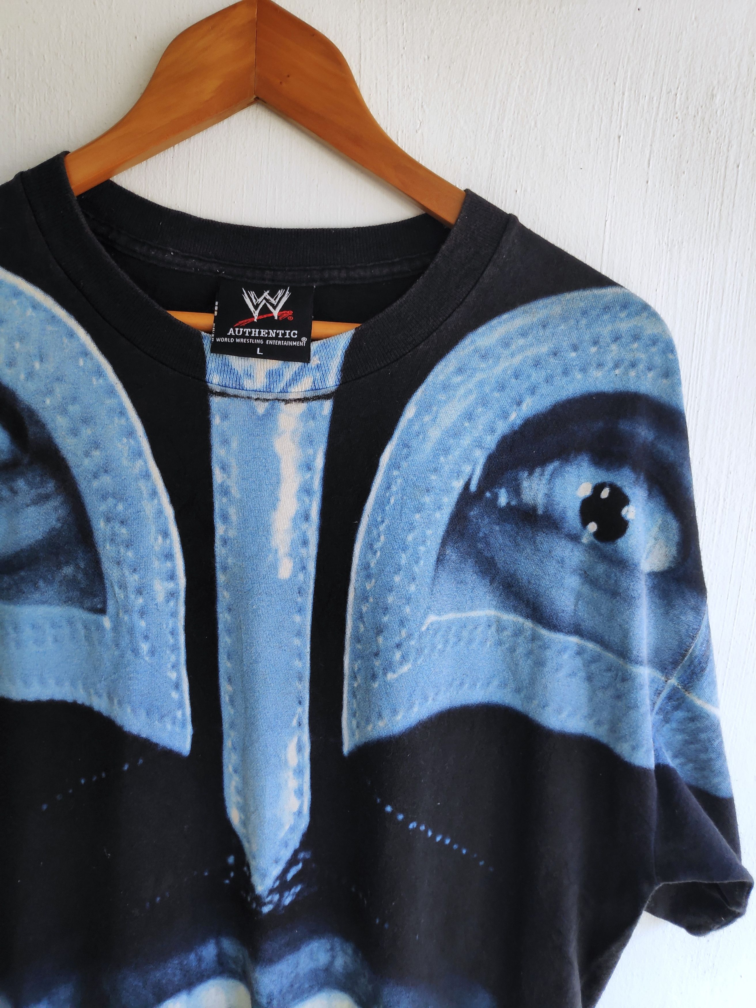 Vintage × WWE × WWF 90’s WWF Rey Mysterio booyaka All Over Print Shirt Mask Size US L / EU 52-54 / 3 - 2 Thumbnail