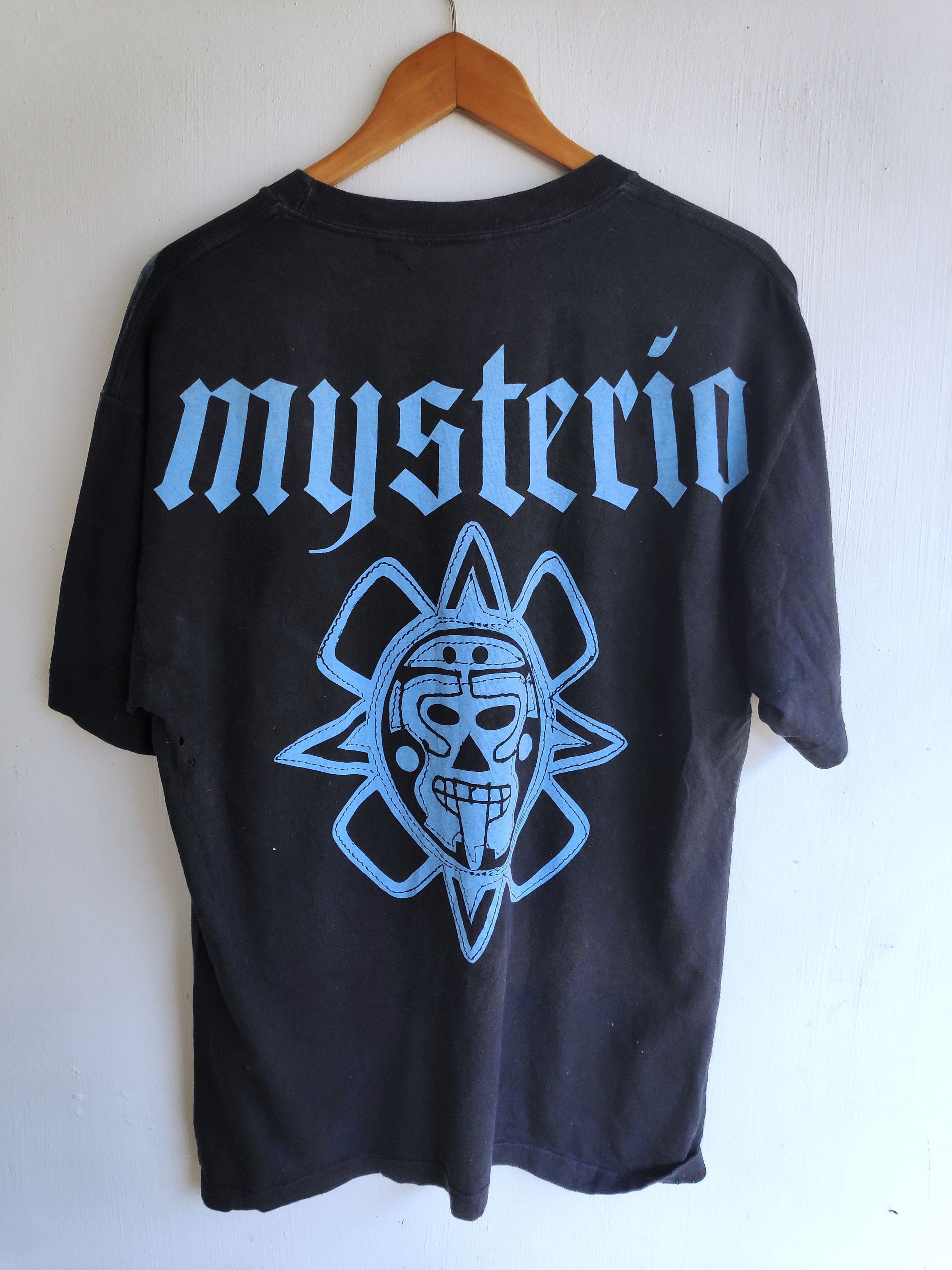 Vintage × WWE × WWF 90’s WWF Rey Mysterio booyaka All Over Print Shirt Mask Size US L / EU 52-54 / 3 - 4 Thumbnail