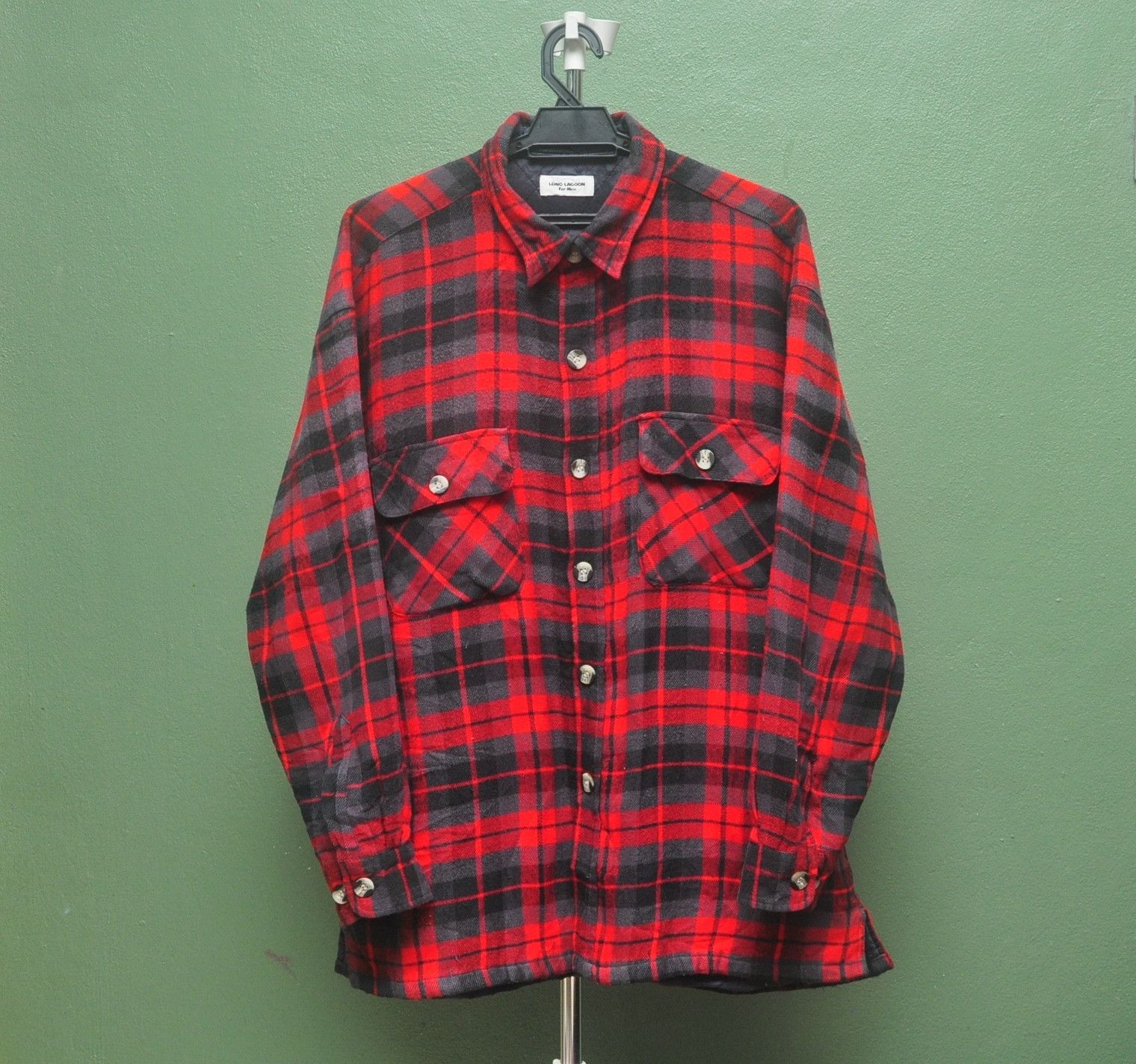 Japanese Brand Long Lagoon Grunge Style Multicolour Long Sleeve Shirt Size US L / EU 52-54 / 3 - 1 Thumbnail