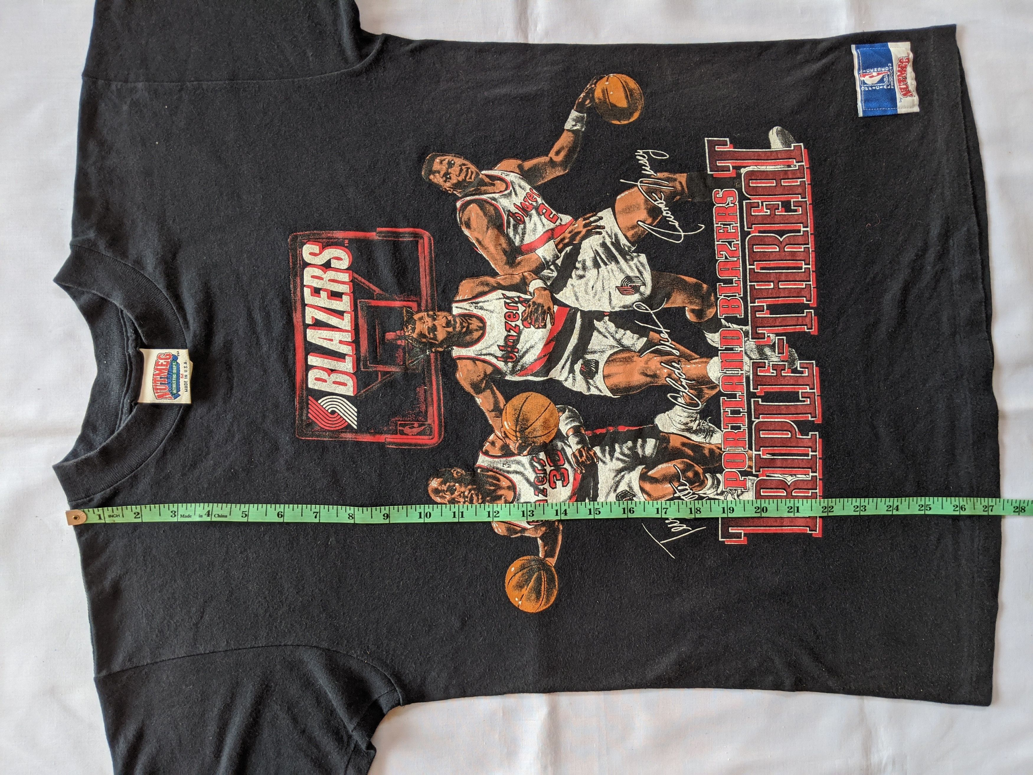 NBA Vintage 90s NBA Portland Blazers lineup KOBE BRYANT Size US M / EU 48-50 / 2 - 5 Thumbnail