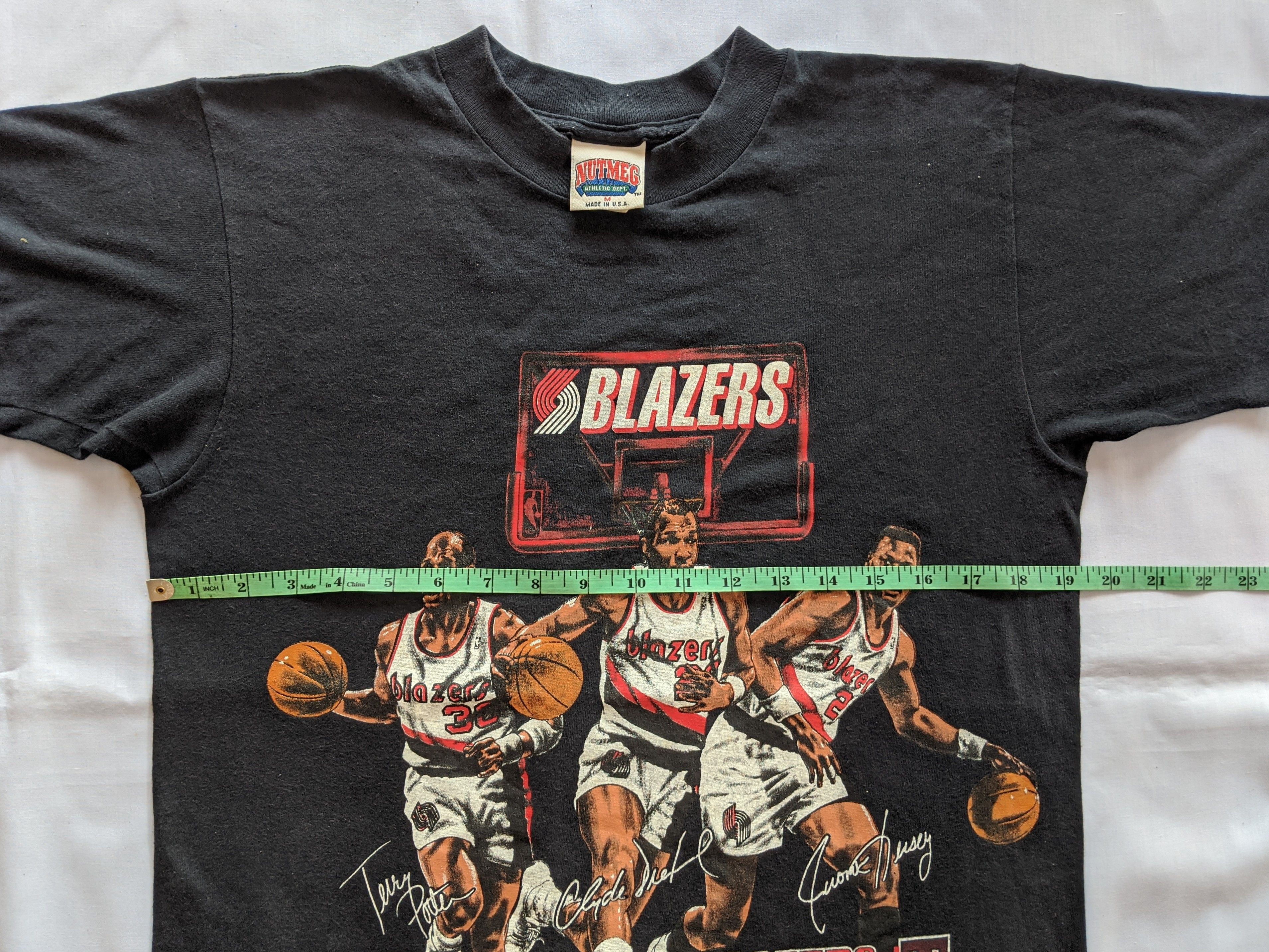 NBA Vintage 90s NBA Portland Blazers lineup KOBE BRYANT Size US M / EU 48-50 / 2 - 4 Thumbnail