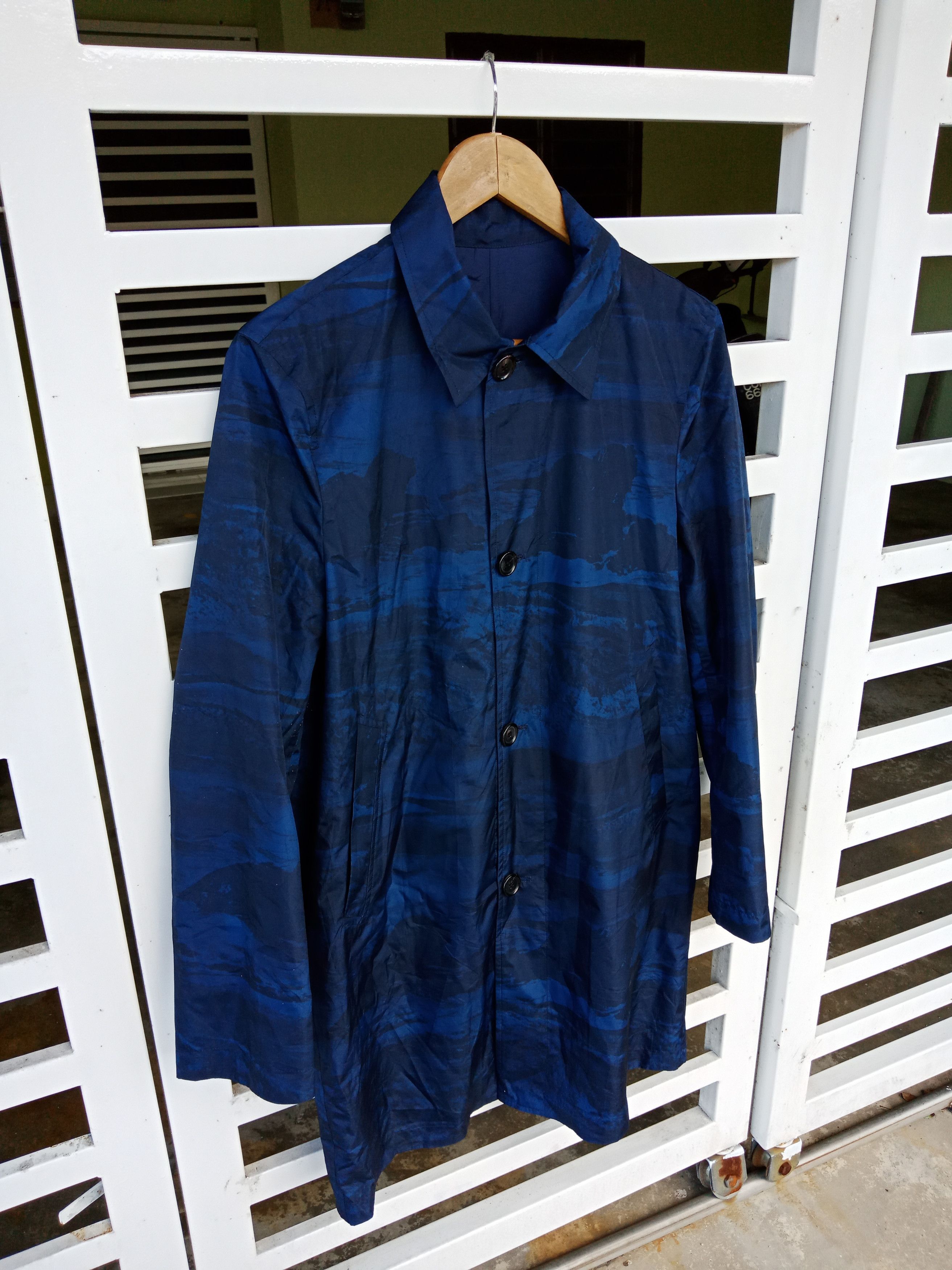 Paul Smith Paul Smith Reversible Blue Camo Light Jacket Size US M / EU 48-50 / 2 - 3 Thumbnail