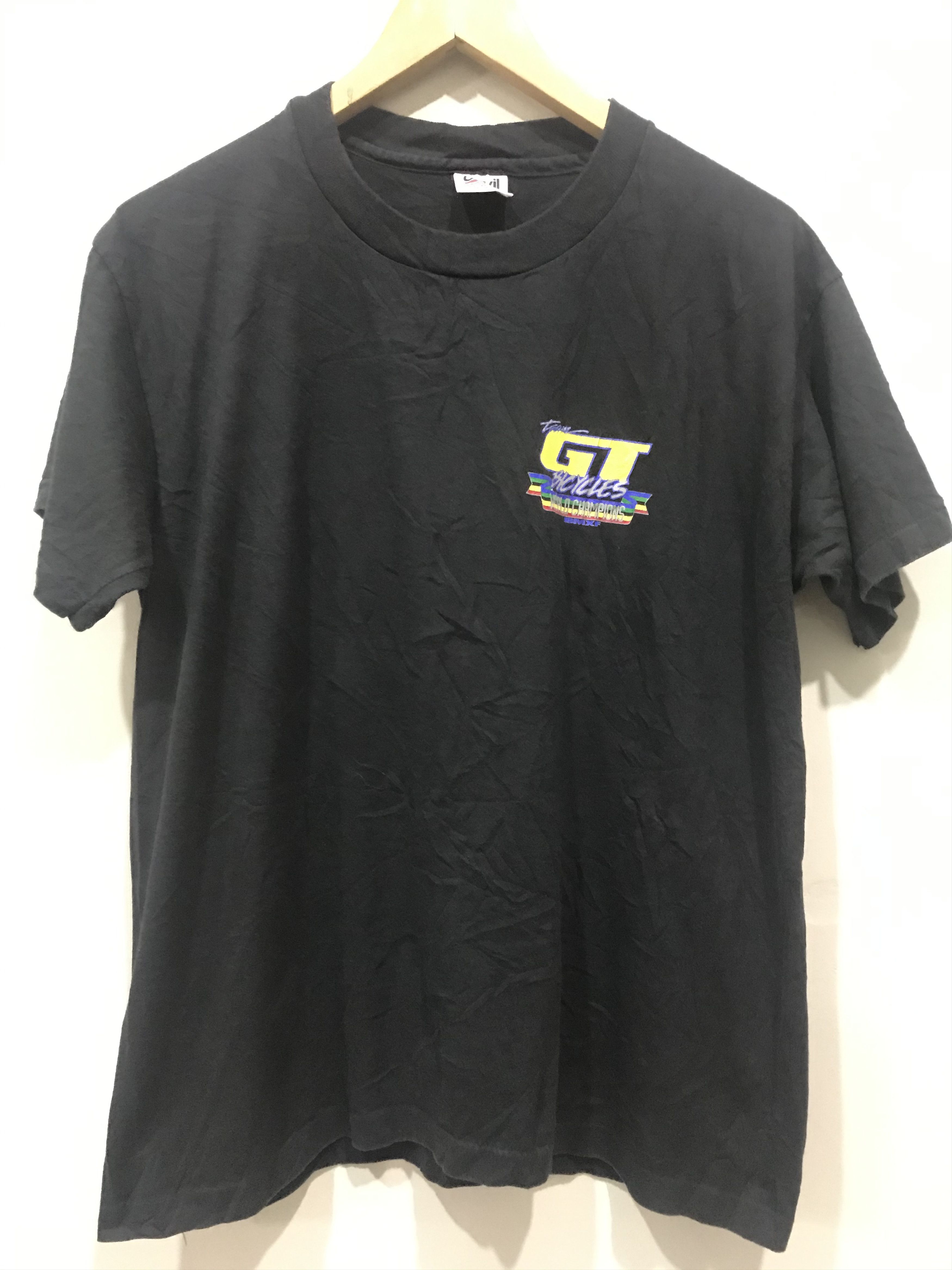 Vintage Vintage 90's Team GT Bicycle BMX World Champions T Shirt Size US L / EU 52-54 / 3 - 2 Thumbnail