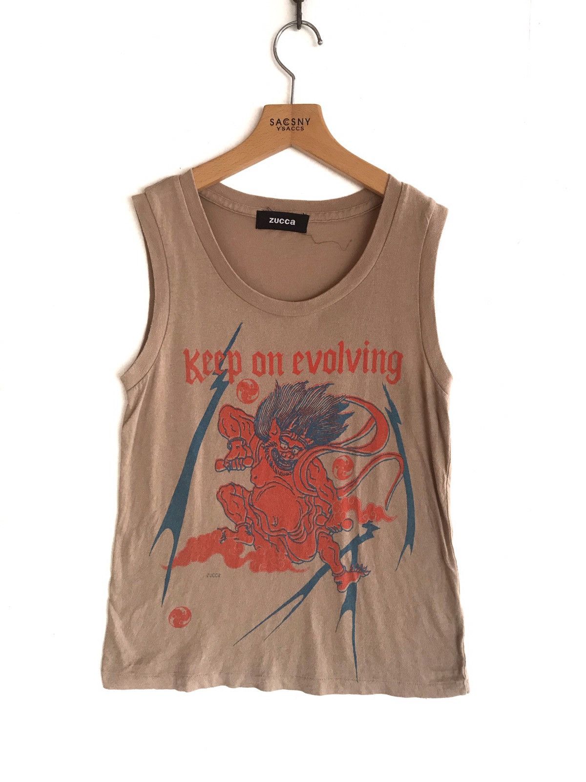 CABANE de ZUCCa × Japanese Brand ‼️Last Drop‼️Keep On Evolving Devil Zucca Sleeveless Tops Size US M / EU 48-50 / 2 - 1 Thumbnail