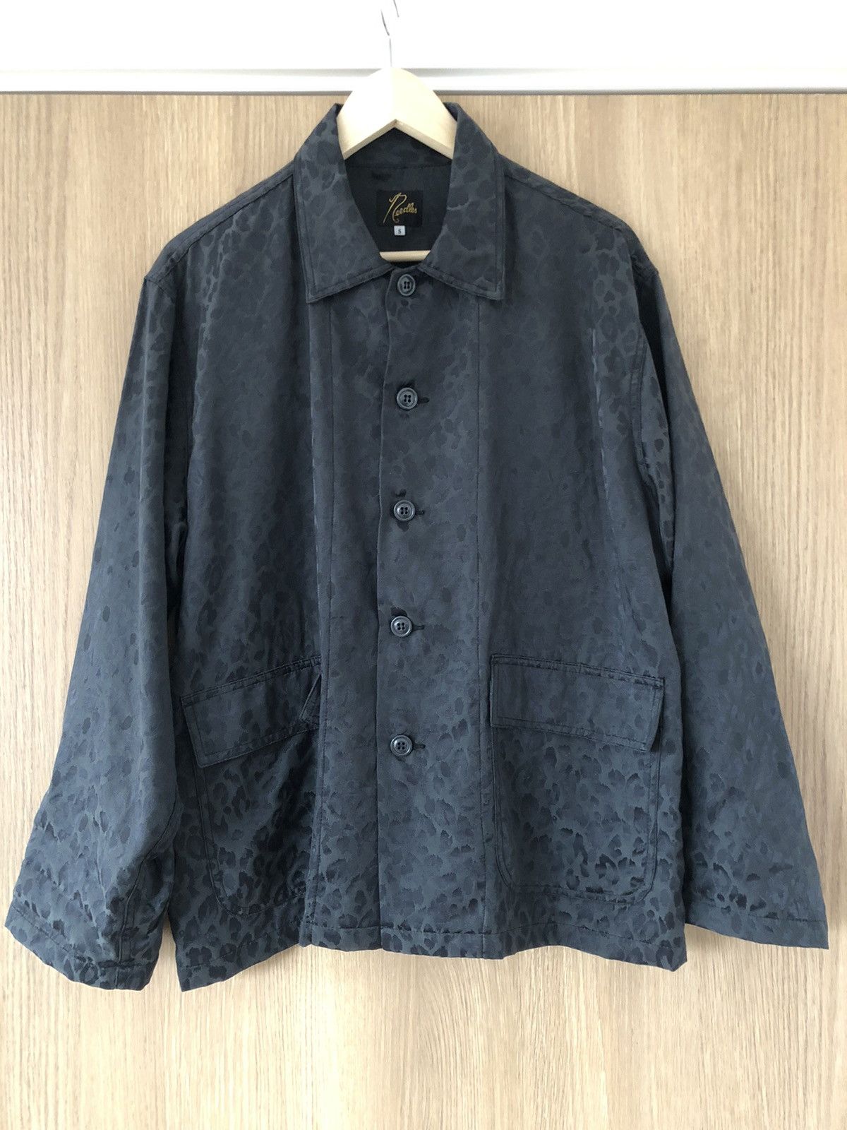 Needles leopard print box jacket Menswear