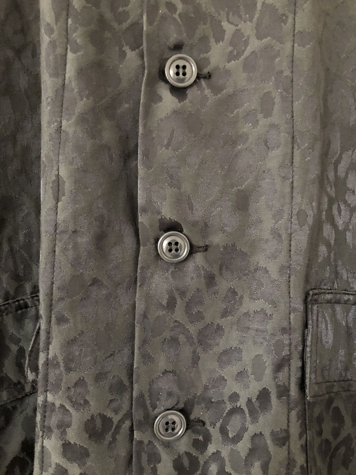 Needles leopard print box jacket Menswear