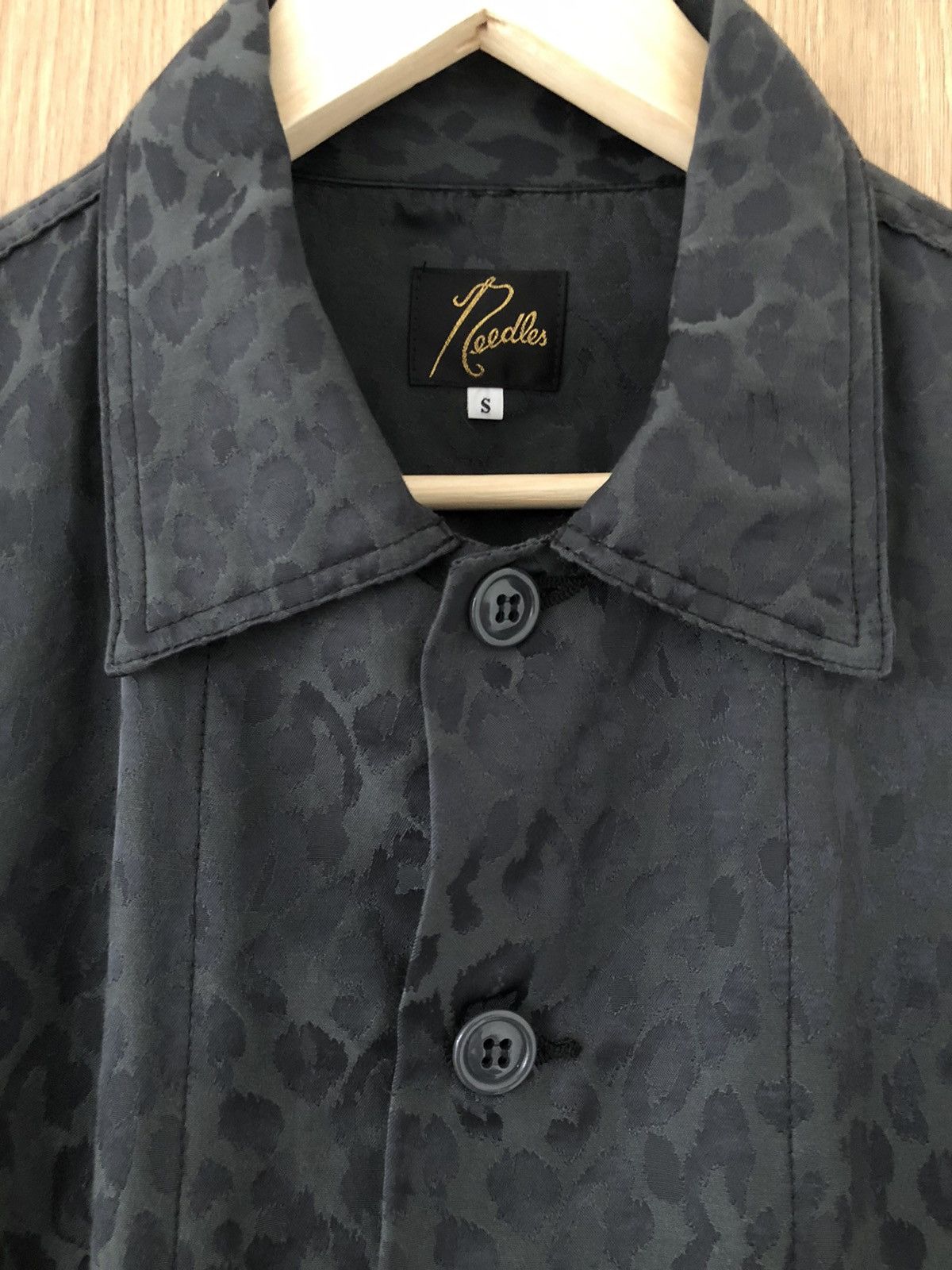 Needles leopard print box jacket Menswear