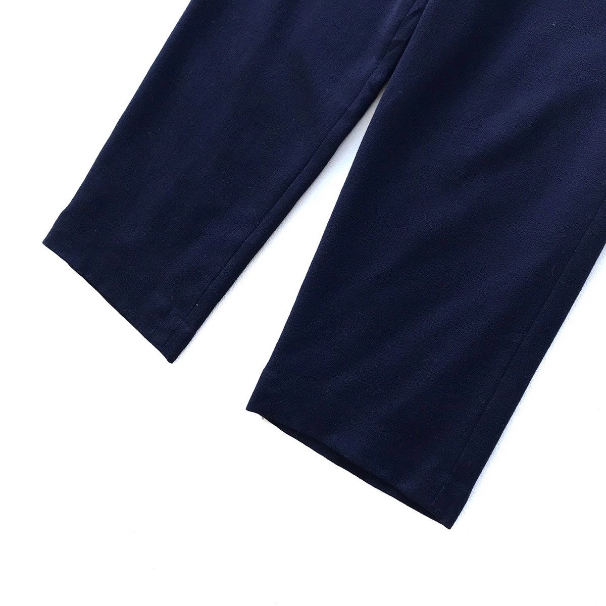 Givenchy Luxury Brand Givenchy Dark Wool High Waisted Wide Leg Pant Size US 26 / EU 42 - 8 Thumbnail