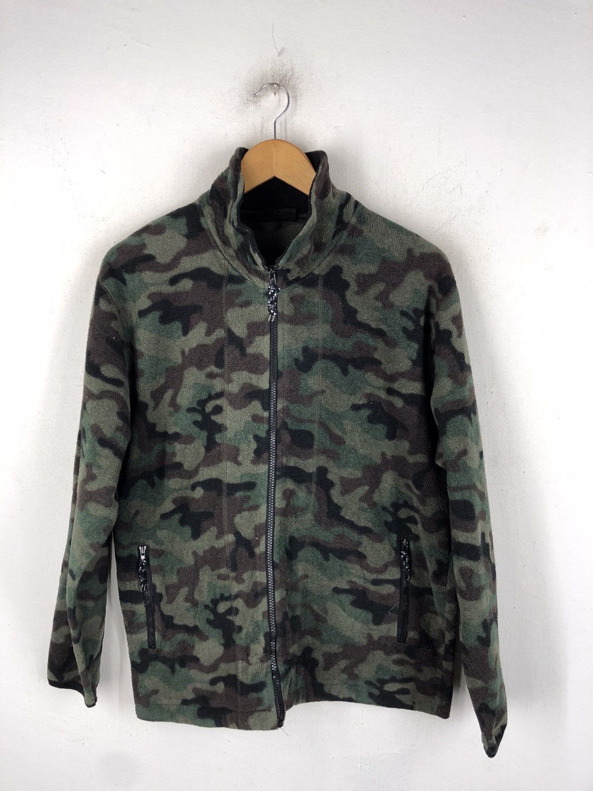 Japanese Brand Hillcrop fleece camo army design Size US M / EU 48-50 / 2 - 1 Thumbnail