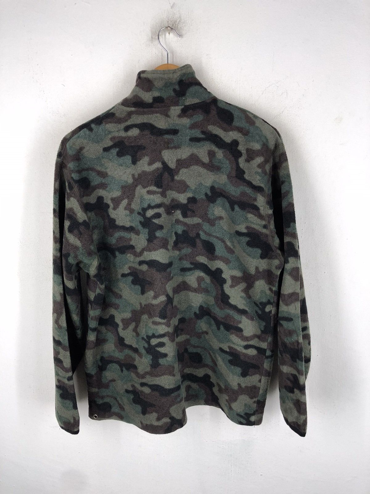 Japanese Brand Hillcrop fleece camo army design Size US M / EU 48-50 / 2 - 2 Thumbnail
