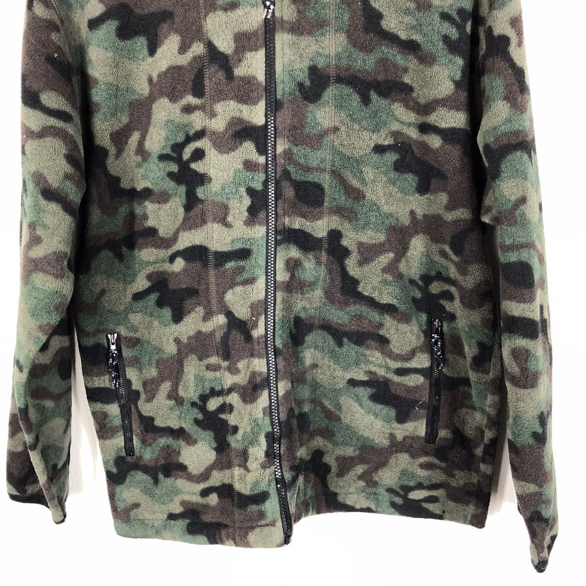 Japanese Brand Hillcrop fleece camo army design Size US M / EU 48-50 / 2 - 4 Thumbnail