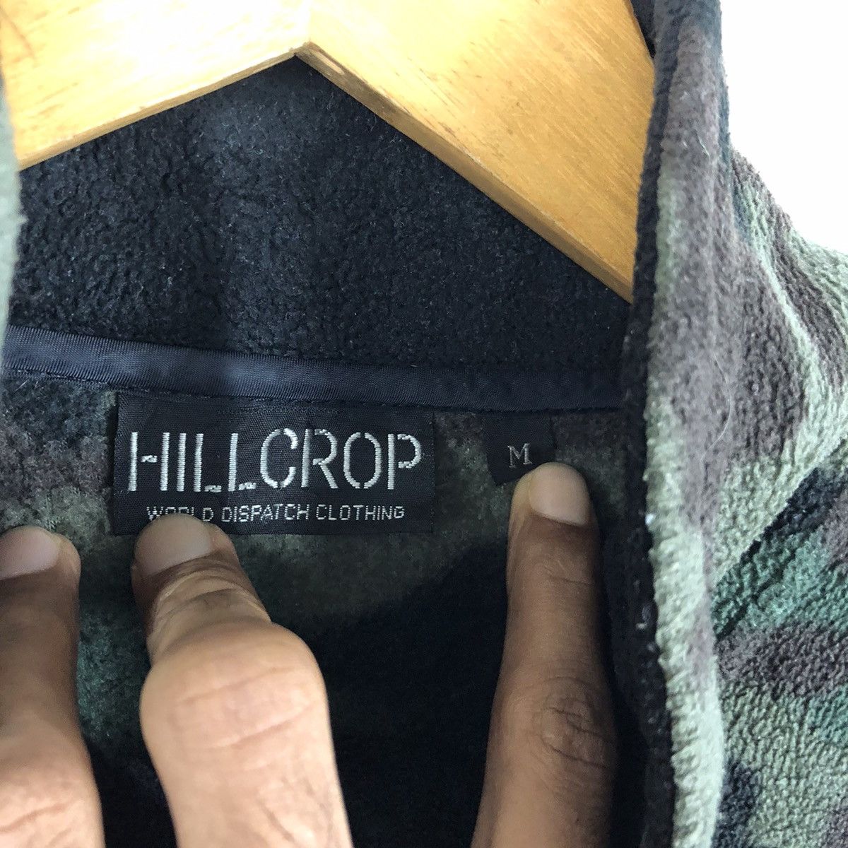 Japanese Brand Hillcrop fleece camo army design Size US M / EU 48-50 / 2 - 5 Thumbnail