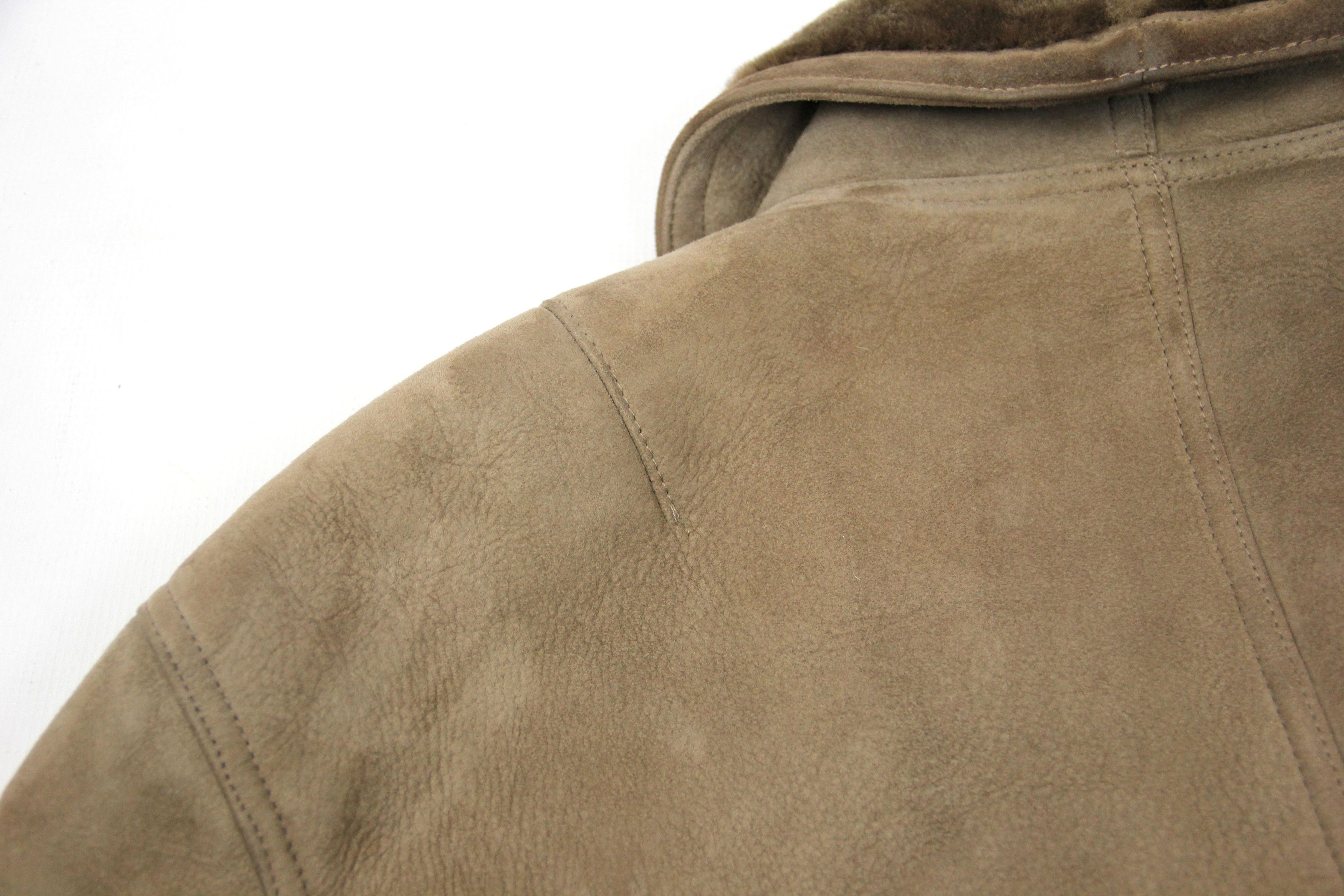 Other Light Brown Shawl Collar Short Supple Shearling Jacket, 42 Size US L / EU 52-54 / 3 - 4 Thumbnail