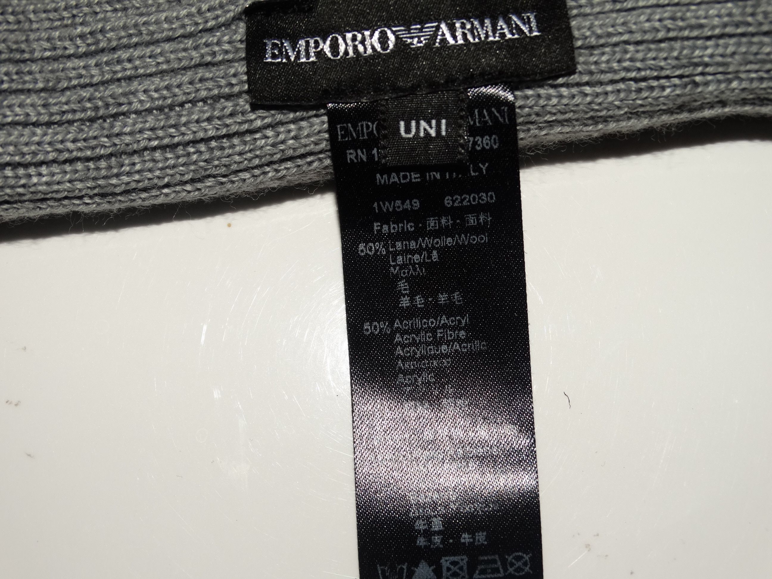 Armani × Emporio Armani × Giorgio Armani Armani Neck Warmer Scarf Muffler Size ONE SIZE - 4 Thumbnail